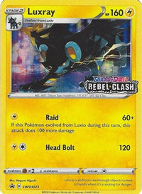 Luxray (Prerelease) (SWSH023/307) - SWSH Sword & Shield Promo Cards Holofoil