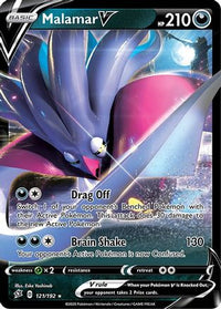 Malamar V (121/192)  - SWSH02 Rebel Clash Holofoil