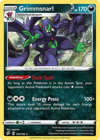 Grimmsnarl (125/192) [Épée et Bouclier : Rebel Clash] 