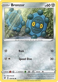 Bronzor (129/192)  - SWSH02 Rebel Clash