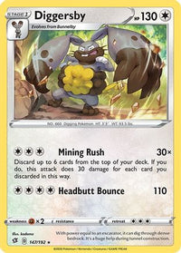 Diggersby (147/192) [Épée et Bouclier : Rebel Clash] 