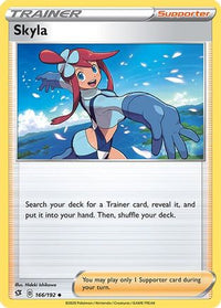 Skyla (166/192) - SWSH02 Rebel Clash