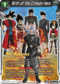 Birth of the Crimson Hero (BT16-122) [Realm of the Gods Prerelease Promos] - POKÉ JEUX