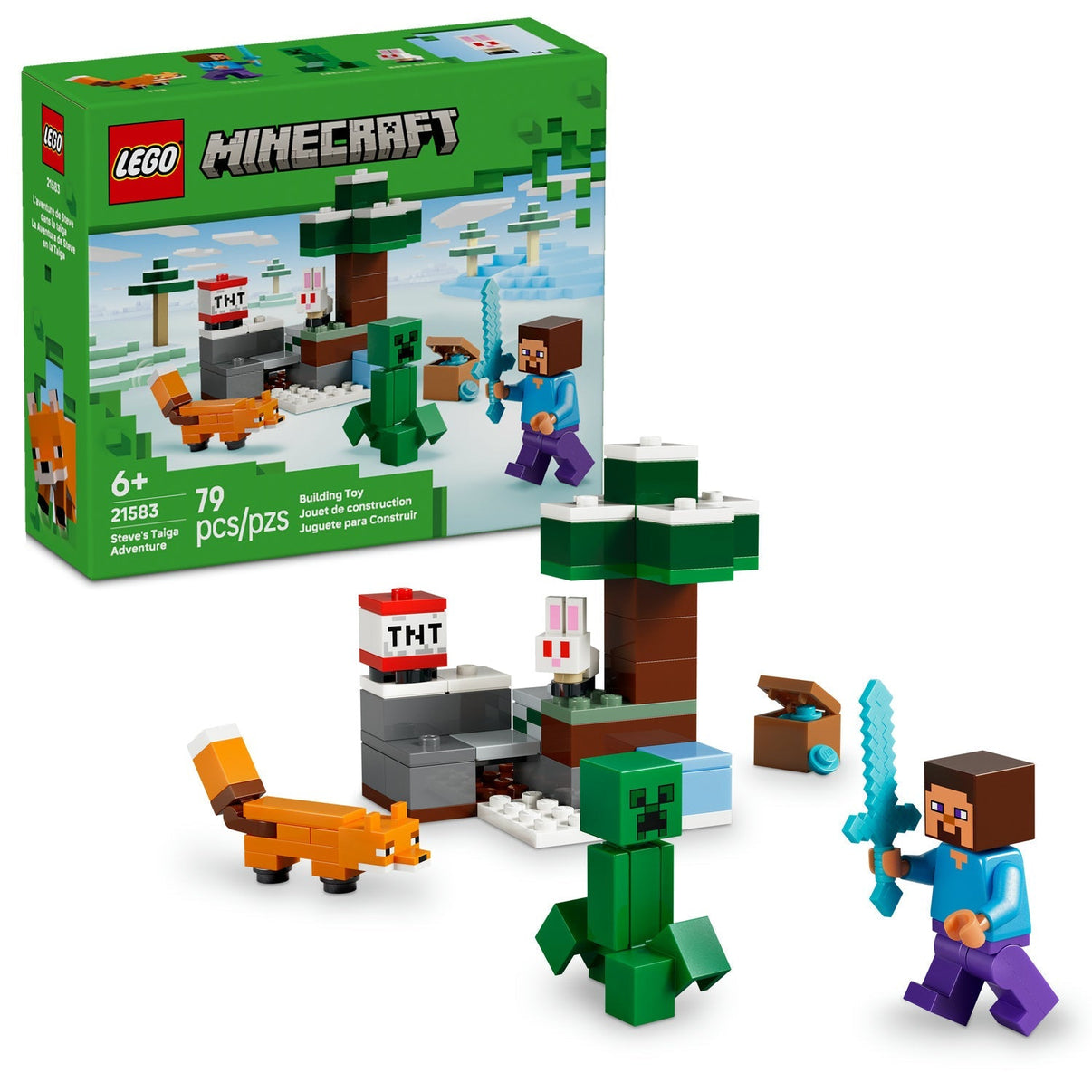 LEGO 21583 - MINECRAFT - Steve's Taiga Adventure