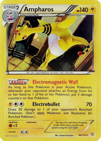 Ampharos (Cosmos Holo) (40/124)  - Blister Exclusives Holofoil