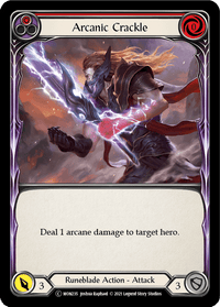 Arcanic Crackle (Red) [U-MON235-RF] (Monarch Unlimited) Unlimited Rainbow Foil - POKÉ JEUX