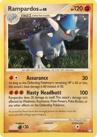 Rampardos (33/123) (Cosmos Holo) (Thème Deck exclusif) [Diamond &amp; Pearl : Mysterious Treasures] 
