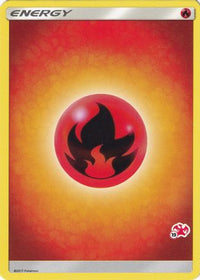 FireEnergy (# Charizard Stamped) ) - Battle Academy