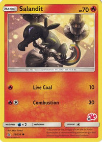 Salandit (# Charizard Stamped) (25/156)  - Battle Academy