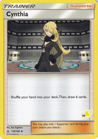 Cynthia (# Pikachu Stamped) (119/156)  - Battle Academy