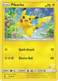 Pikachu (19/68) (Timbre Pikachu #30) [Battle Academy 2020] 