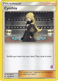 Cynthia (119/156) (Deck Mewtwo) [Battle Academy 2020] 