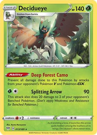 Decidueye (13/189) - SWSH03 Darkness Ablaze Holofoil