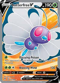 Butterfree V (Full Art) (177/189) - SWSH03 Darkness Ablaze Holofoil