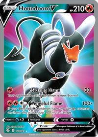 Houndoom V (Full Art) (178/189) - SWSH03 Darkness Ablaze Holofoil