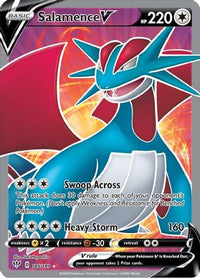 Salamence V (Full Art) (185/189) - SWSH03 Darkness Ablaze Holofoil