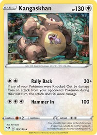 Kangaskhan (133/189) [Épée et bouclier : Ténèbres en feu] 