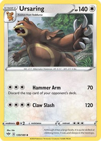 Ursaring (139/189) - SWSH03 Darkness Ablaze