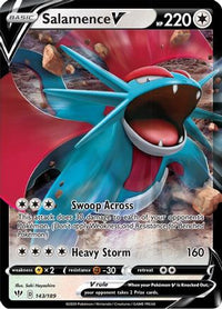 Salamence V (143/189) - SWSH03 Darkness Ablaze Holofoil