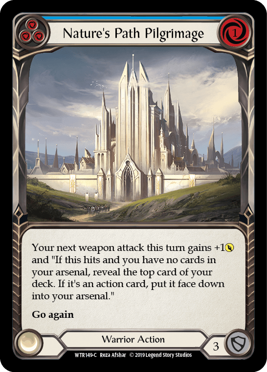 Nature's Path Pilgrimage (Blue) [WTR149-C] (Welcome to Rathe) Alpha Print Normal - POKÉ JEUX