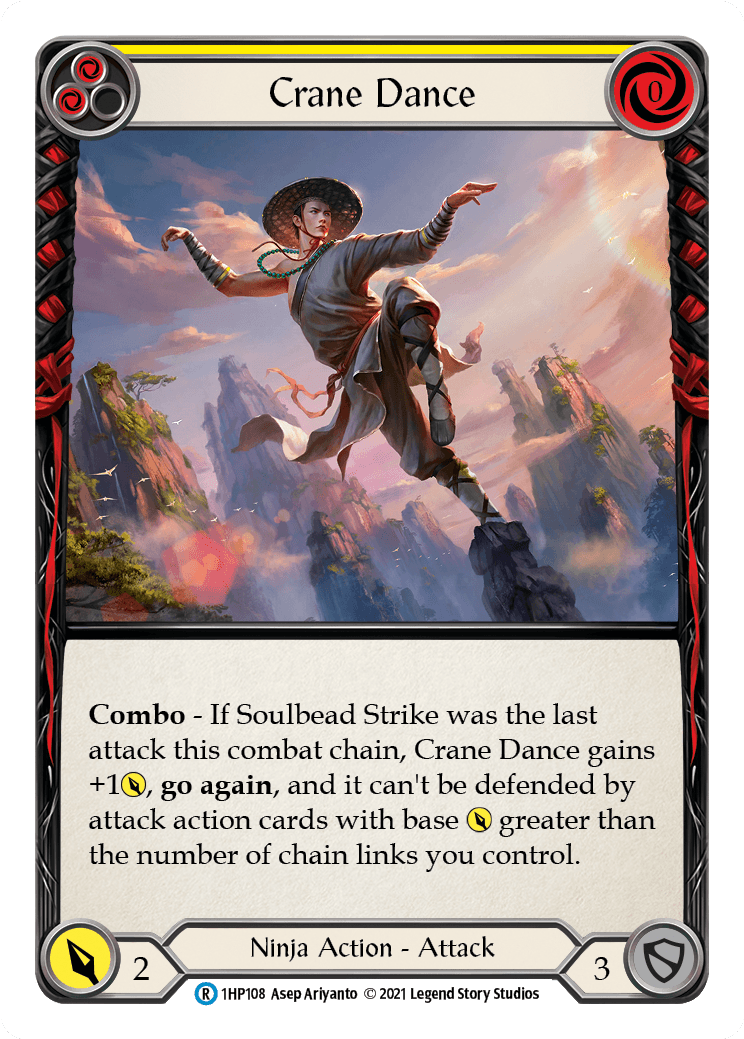 Crane Dance (Yellow) [1HP108] (History Pack 1) - POKÉ JEUX