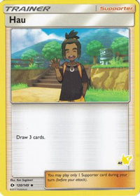 Hau (# Pikachu Stamped) (120/149)  - Battle Academy