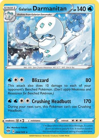Galarian Darmanitan (Cracked Ice Holo) (44/189)  - Deck Exclusives Holofoil