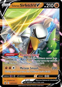 Galarian Sirfetch'd V (SWSH043/307)  - SWSH Sword & Shield Promo Cards Holofoil