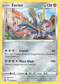 Zacian (SWSH033/307) - SWSH Sword & Shield Promo Cards Holofoil