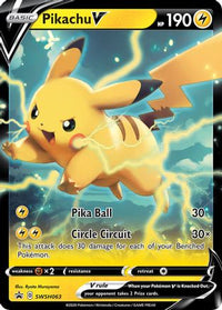 Pikachu V (SWSH063) [Épée et Bouclier : Promos Black Star] 