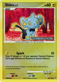 Shinx [Diamond & Pearl] (98/130)  - Burger King Promos Reverse Holofoil