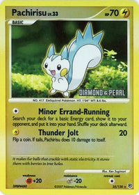 Pachirisu (35/130) [Promotions Burger King : Collection 2008] 