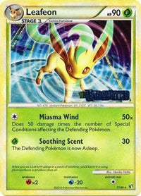 Leafeon (Prerelease) (17/90)  - HGSS Promos Holofoil