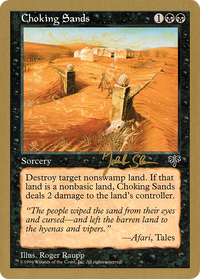 Choking Sands (Jakub Slemr) [World Championship Decks 1997]