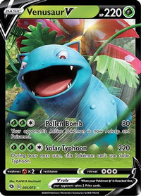 Venusaur V (1/73)  - Champions Path Holofoil