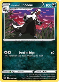 Linoone de Galar (036/073) [Épée et Bouclier : Voie du Champion] 