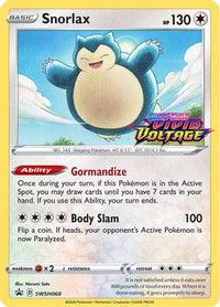 Snorlax (Prerelease) (SWSH068/307) - SWSH Sword & Shield Promo Cards Holofoil