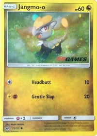 Jangmo-o (Cosmos Holo) (EB Games Promo) (75/111) - Miscellaneous Cards & Products Holofoil