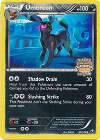 Umbreon (Regional Championships) [Staff] (60/108) - League & Championship Cards Reverse Holofoil