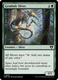 Gemhide Sliver [Commander Masters]