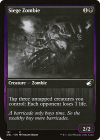 Siege Zombie [Innistrad: Double Feature]