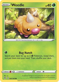 Weedle (1/185)  - SWSH04 Vivid Voltage