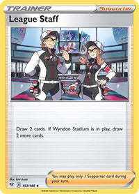 League Staff (153/185)  - SWSH04 Vivid Voltage