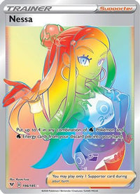 Nessa (Secret) (196/185)  - SWSH04 Vivid Voltage Holofoil