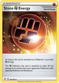 Stone Fighting Energy (164/185)  - SWSH04 Vivid Voltage