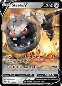 Steelix V (115/185)  - SWSH04 Vivid Voltage Holofoil
