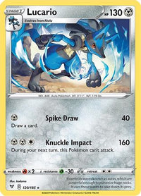 Lucario (120/185)  - SWSH04 Vivid Voltage