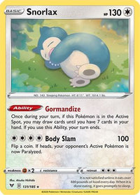 Snorlax (131/185)  - SWSH04 Vivid Voltage Holofoil