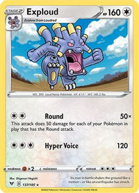 Exploud (137/185)  - SWSH04 Vivid Voltage