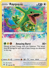 Rayquaza (138/185)  - SWSH04 Vivid Voltage Holofoil